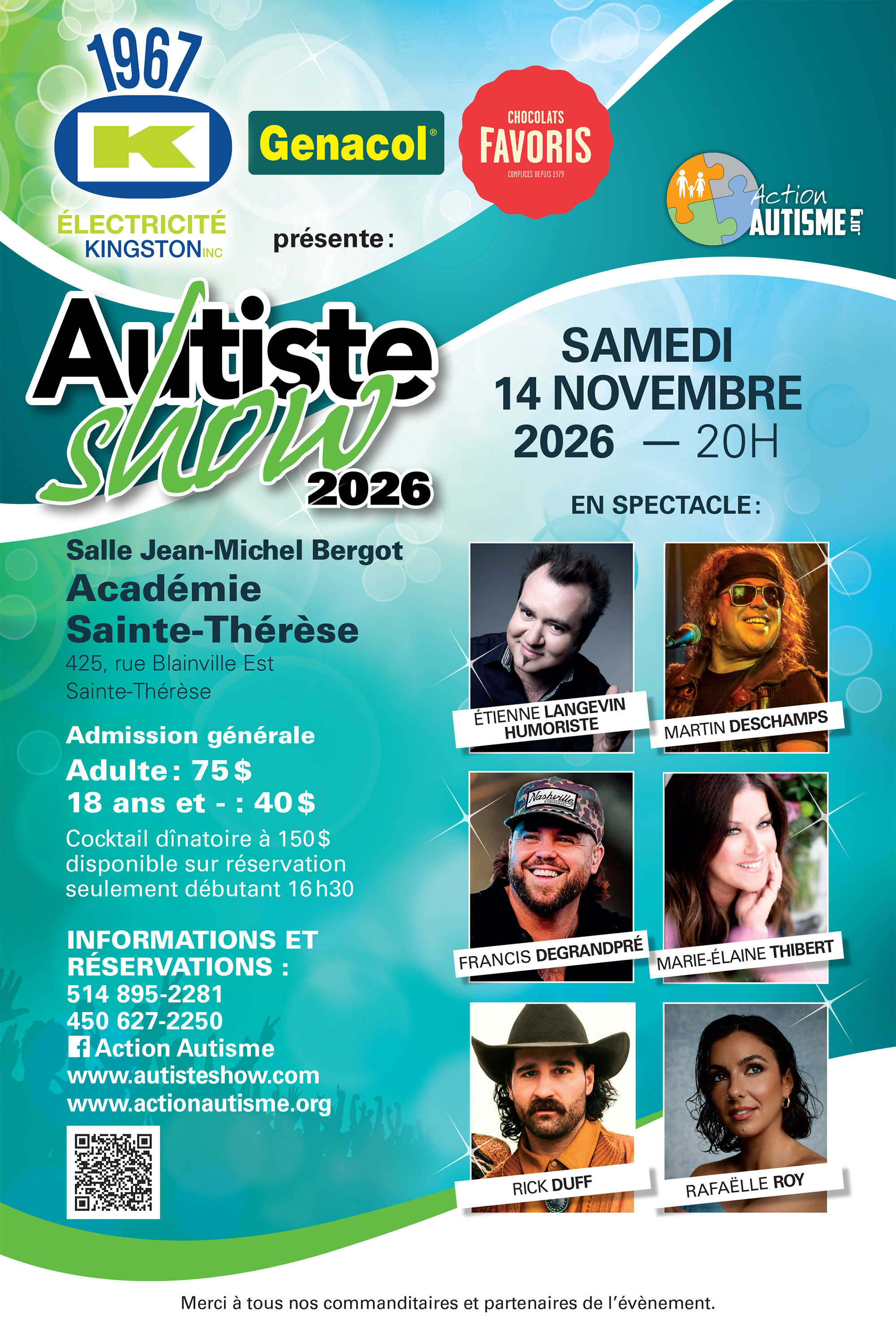 poster Autiste Show 2026